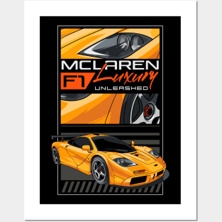 Iconic McLaren Car Posters and Art